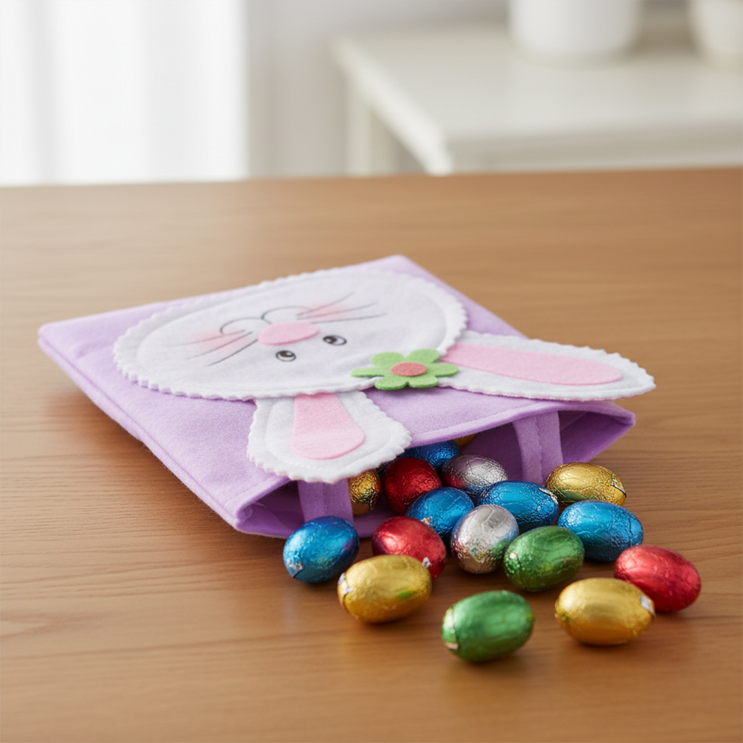 Bunny Lavender Felt Easter Bag 23cm Product Gallery Image