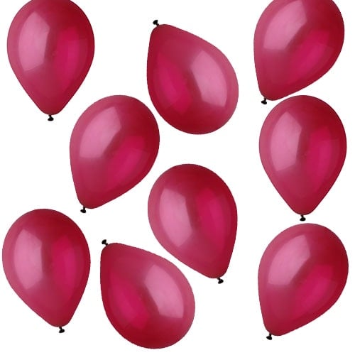 Burgundy Biodegradable Mini Latex Balloons 13cm / 5 in - Pack of 50 Product Image