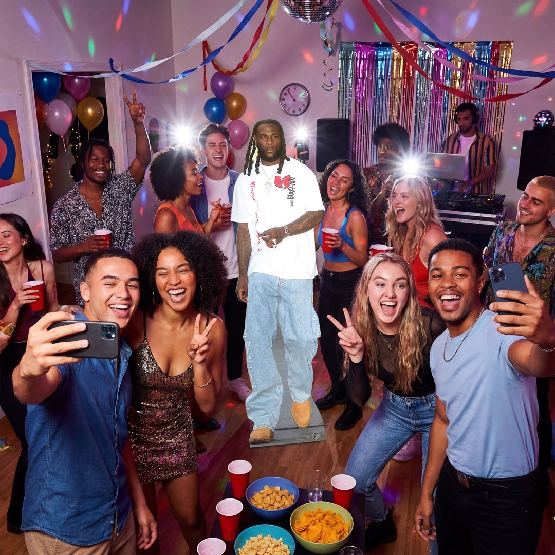 Burna Boy Lifesize Cardboard Cutout 188cm Product Gallery Image