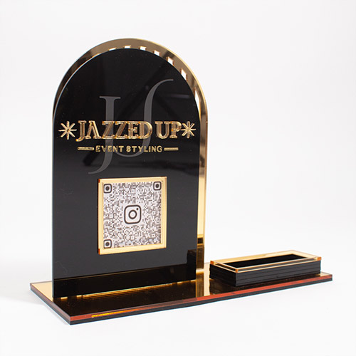 Business Card Acrylic Advertising Display Stand Product Gallery Image