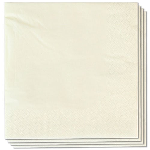 Butter Cream 2 Ply Napkins - 13 Inches / 33cm - Pack of 100 Product Image