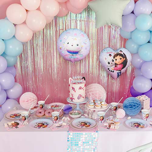 Cakey Gabby's Dollhouse Round Foil Helium Balloon 35cm / 14 in Product Gallery Image
