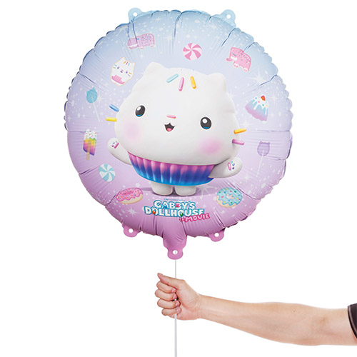 Cakey Gabby's Dollhouse Round Foil Helium Balloon 35cm / 14 in Product Gallery Image