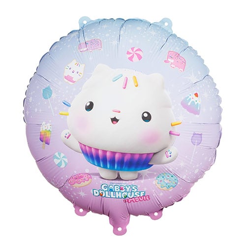 Cakey Gabby's Dollhouse Round Foil Helium Balloon 35cm / 14 in