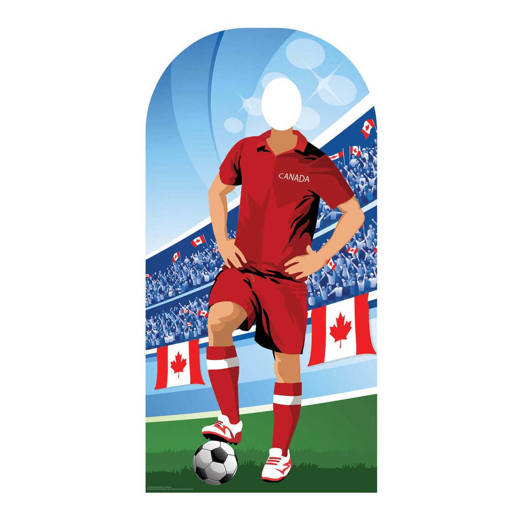 Canada World Cup International Tournament Football Stand-In Cardboard Cutout 190cm