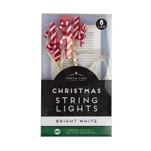 Candy Canes Christmas String Lights 150cm Product Image