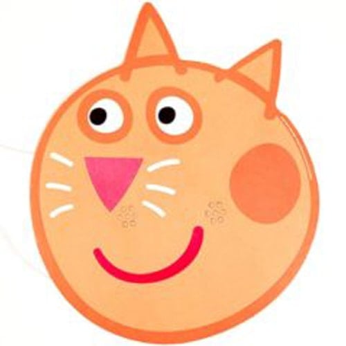 Peppa Pig Candy Cat Cardboard Face Mask