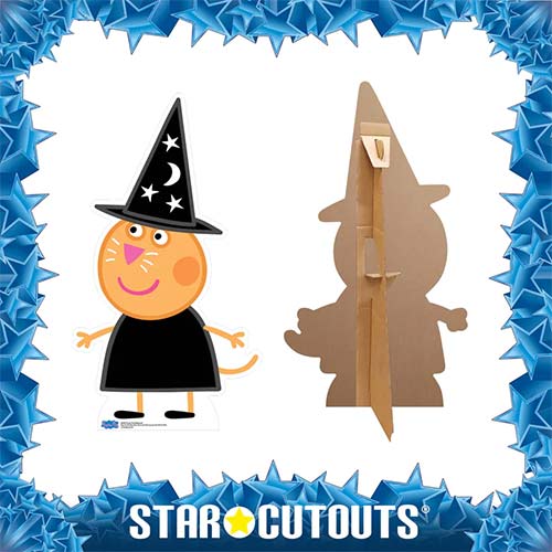 Candy Cat Peppa Pig Halloween Star Mini Cardboard Cutout 94cm Product Gallery Image