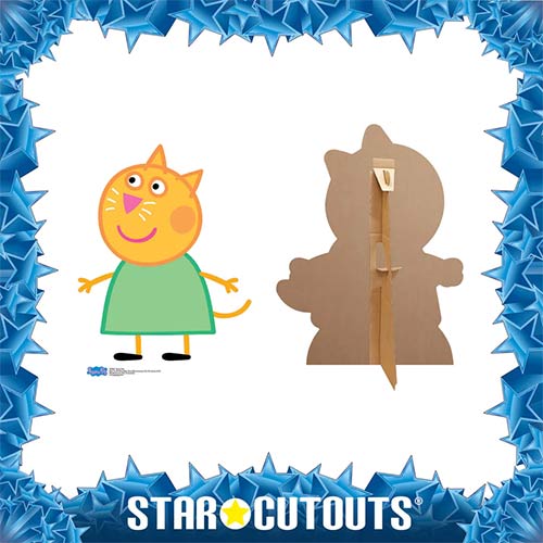 Candy Cat Peppa Pig Star Mini Cardboard Cutout 79cm Product Gallery Image