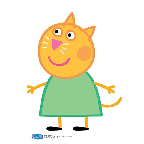 Candy Cat Peppa Pig Star Mini Cardboard Cutout 79cm