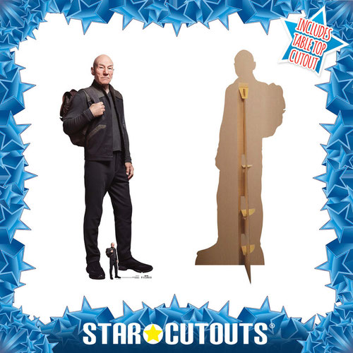 Captain Jean Luc Picard Backpack Star Trek: Picard Patrick Stewart Lifesize Cardboard Cutout 178cm Product Gallery Image
