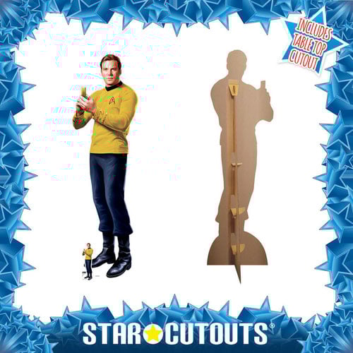 Captain Kirk Star Trek: The Original Series William Shatner Lifesize Cardboard Cutout 179cm Product Gallery Image