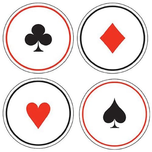 Card Night Paper Coasters - Pack of 6 Product Image