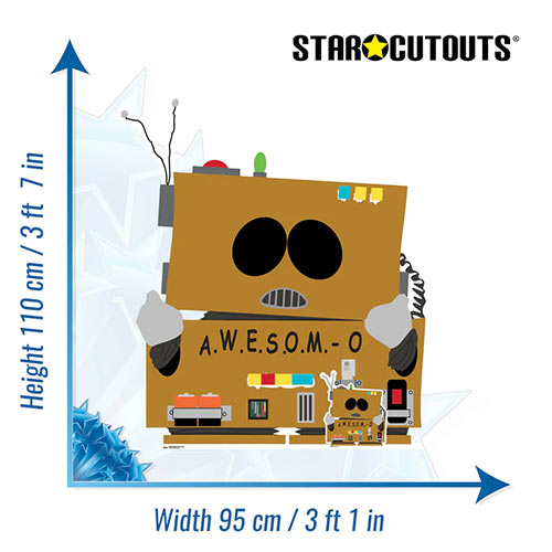 Cartman AwesomO South Park Star Mini Cardboard Cutout 110cm Product Gallery Image