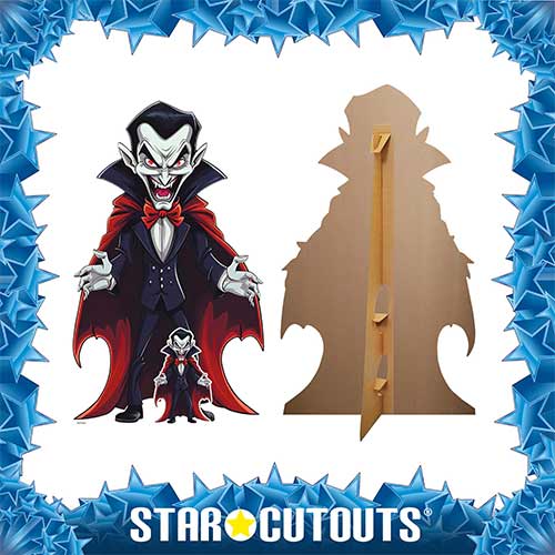Cartoon Vampire Halloween Lifesize Cardboard Cutout 152cm Product Gallery Image