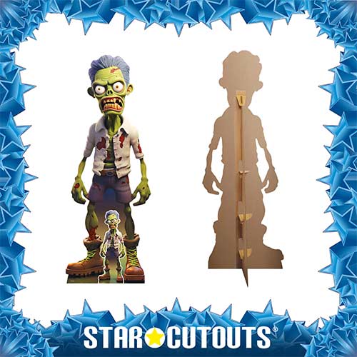 Cartoon Zombie Halloween Lifesize Cardboard Cutout 183cm Product Gallery Image