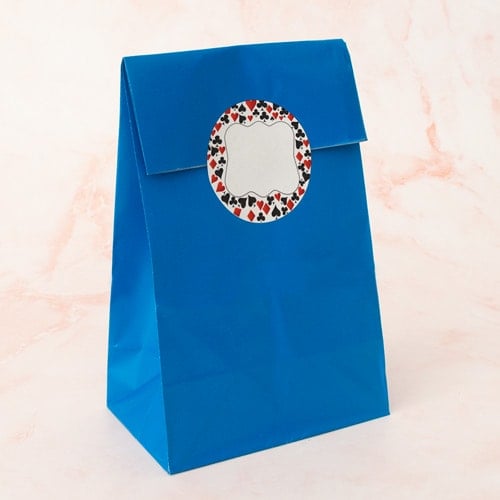 Casino Design 60mm Round Sticker sheet of 12 Product Gallery Image