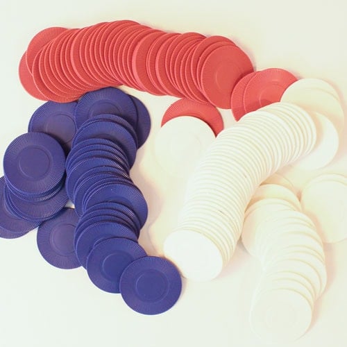 Casino Plastic Poker Chips - Pack of 150 Product Image