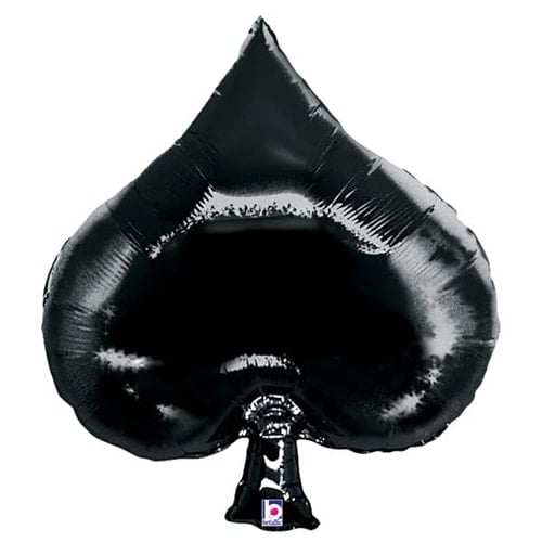 Casino Spade Helium Foil Giant Balloon 89cm / 35 in Product Image