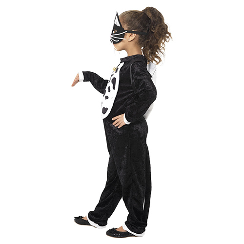 Cat All In One Girls Fancy Dress Costume Kids Small - Age 4-6 Product Gallery Image