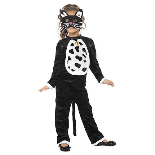 Cat All In One Girls Fancy Dress Costume Kids Small - Age 4-6 Product Gallery Image