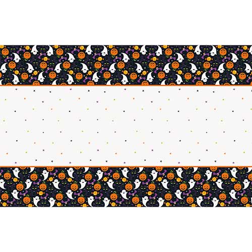 Cat & Pumpkin Halloween Plastic Tablecover 213cm x 137cm Product Gallery Image