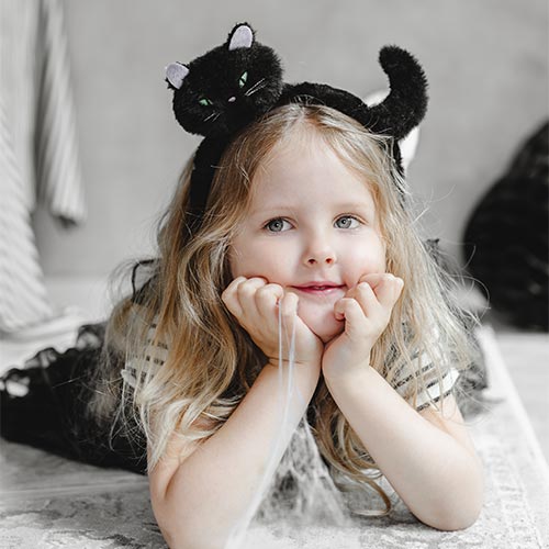 Cat Plush Halloween Fancy Dress Headband Product Gallery Image