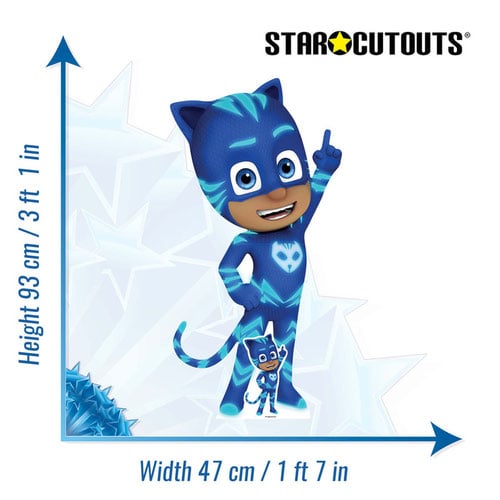 Catboy PJ Masks Star Mini Cardboard Cutout 93cm Product Gallery Image