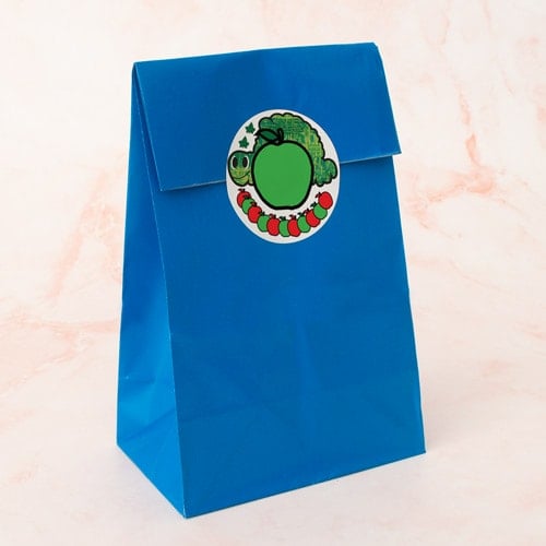 Caterpillar Design 60mm Round Sticker sheet of 12 Product Gallery Image