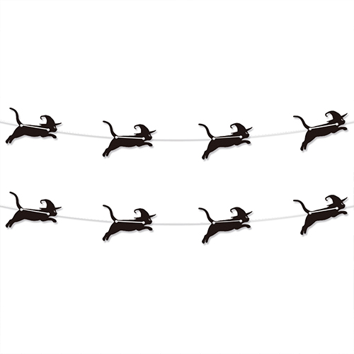 Cats Halloween Customisable Recyclable Card Party Bunting