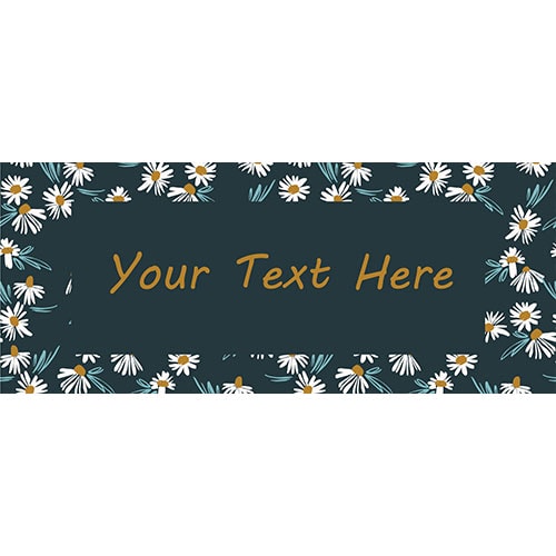 Chamomile Flowers PVC Personalised Party Sign Decoration Product Gallery Image