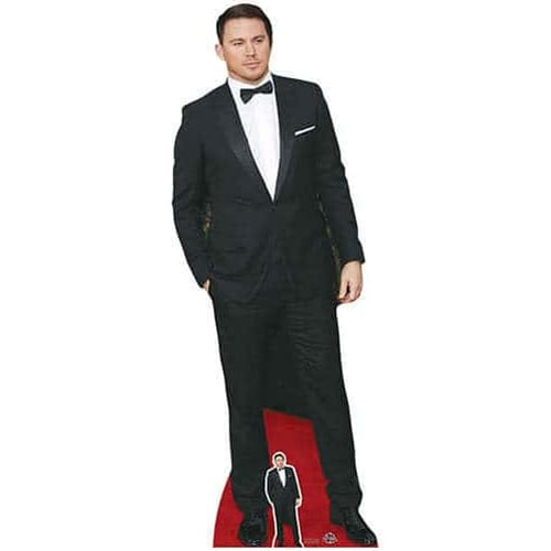 Channing Tatum Blacksuit And Bowtie Lifesize Cardboard Cutout 185cm Product Image