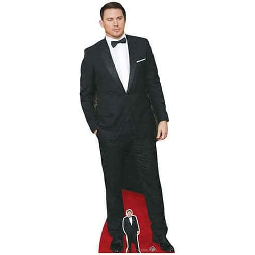 Channing Tatum Blacksuit And Bowtie Lifesize Cardboard Cutout 185cm Product Gallery Image