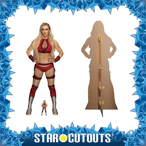 Charlotte Flair Red WWE Lifesize Cardboard Cutout 179cm Product Gallery Image