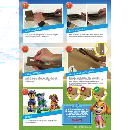 Chase Paw Patrol Cardboard Cutouts Decoration Pack Product Gallery Image