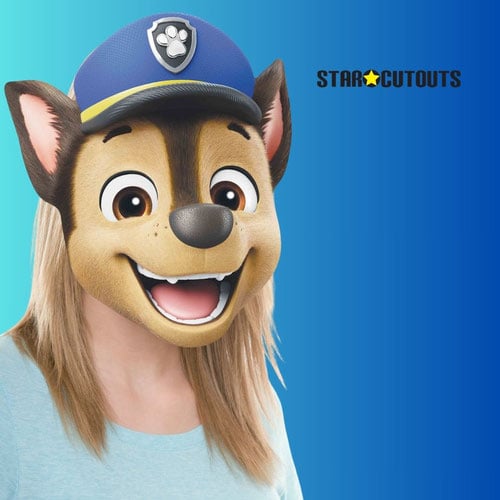 Chase Paw Patrol Cardboard Face Mask Product Gallery Image