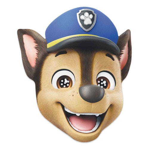 Chase Paw Patrol Cardboard Face Mask