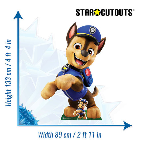 Chase Paw Patrol Police Puppy Lifesize Cardboard Cutout 133cm Product Gallery Image