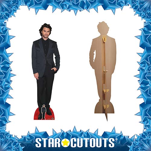 Chase Stokes Black Suit Lifesize Cardboard Cutout 186cm Product Gallery Image