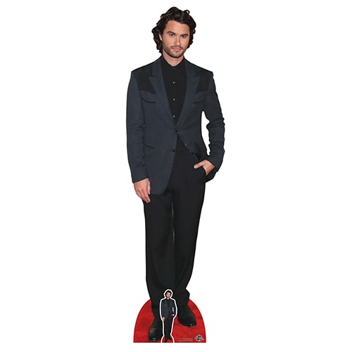 Chase Stokes Black Suit Lifesize Cardboard Cutout 186cm Product Gallery Image