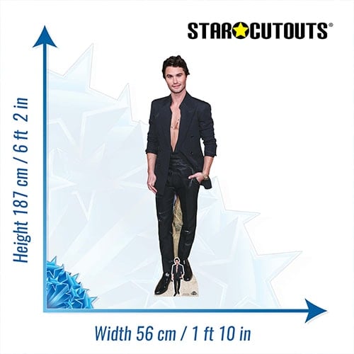Chase Stokes Lifesize Cardboard Cutout 187cm Product Gallery Image