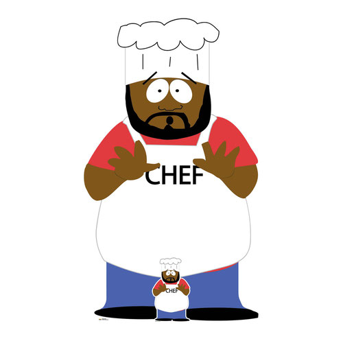 Chef South Park Lifesize Cardboard Cutout 164cm