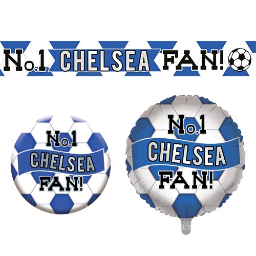 Chelsea Football Party Accessories Pack Product Image