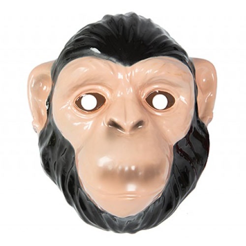 Chimpanzee Plastic Face Mask 23cm Product Image