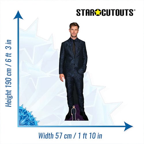 Chris Hemsworth Blue Suit Lifesize Cardboard Cutout 190cm Product Gallery Image
