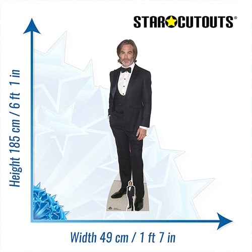 Chris Pine Lifesize Cardboard Cutout 185cm Product Gallery Image