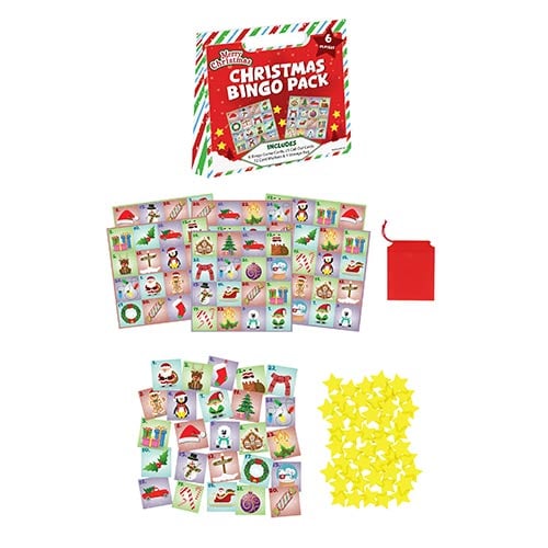 Christmas Bingo Pack for 6 Players Product Image