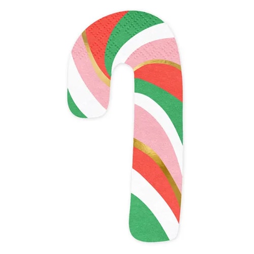 Christmas Candy Cane Luncheon Napkins 31cm 2Ply - Pack of 20 Product Gallery Image