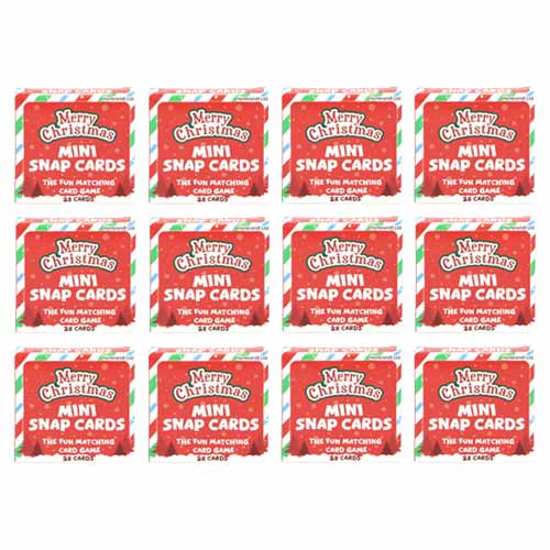 Christmas Character Mini Snap Cards - Pack of 12 Product Gallery Image