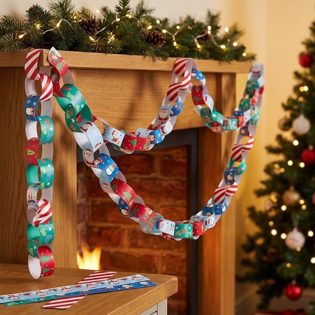 Christmas Character Paper Chains - Pack of 200